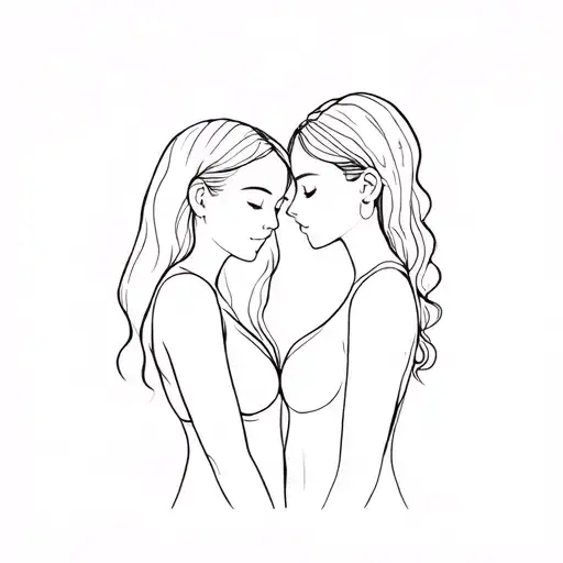 Kro and Laura and strong friendship between tattoo design idea