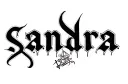 "Sandra" tattoo design idea