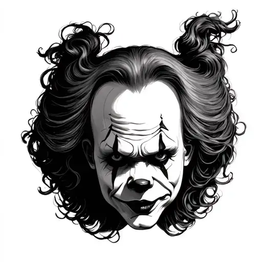 Pennywise tattoo design idea