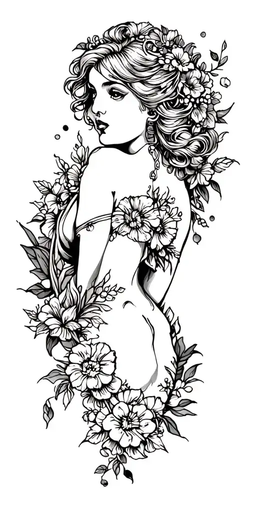 strength inspired tattoo design idea