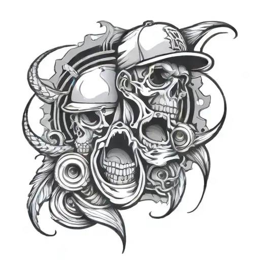 Hip Hop tattoo design idea
