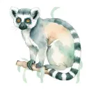 lemur tattoo design idea