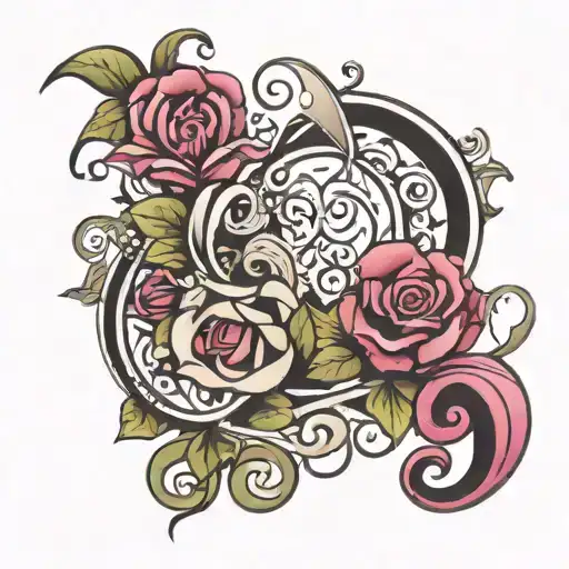 Alot the word in girly cursive tattoo tattoo design idea