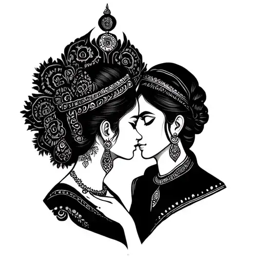 mahima and bhavya tattoo design idea