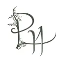 INCORPORATE THE INITIALS P L H, & LRS WHILE SYMBOLIZING TRUE LOVE tattoo design idea