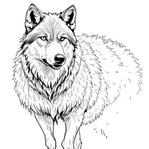  realistic wolf in sheep’s clothing full body tattoo design idea