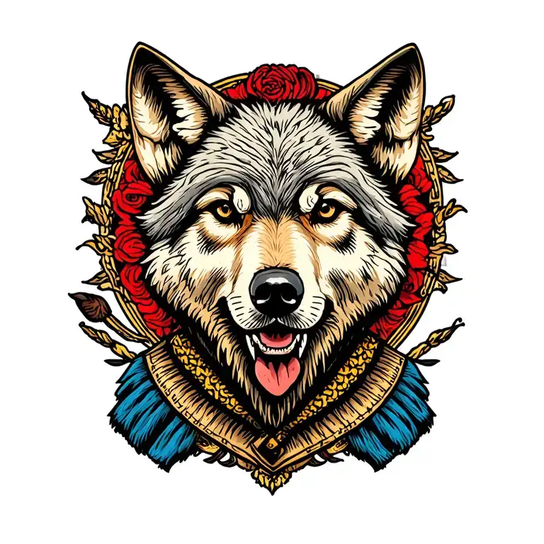 wolf in sheep's clothing  tattoo design idea