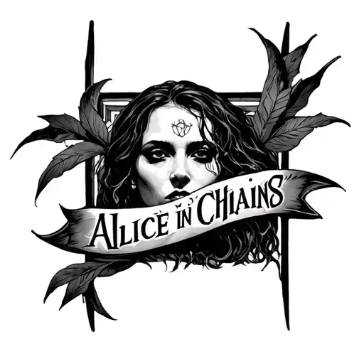Alice In Chains tattoo design idea