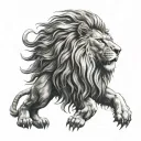 aslan tattoo design idea