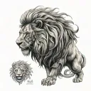 aslan tattoo design idea