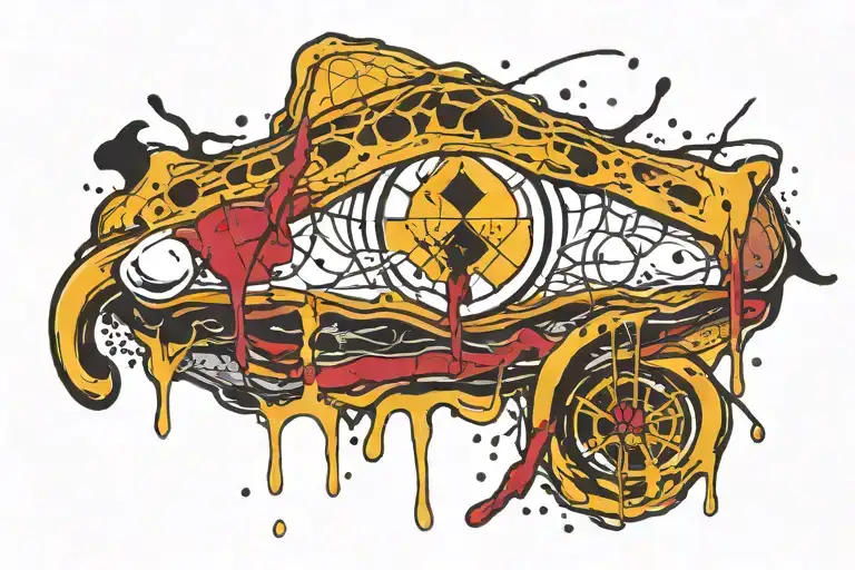 Pittsburgh steeler ,primantibros. sandwich dripping honey tattoo design idea