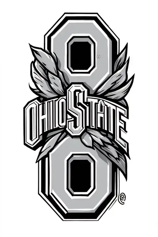 ohio state buckeye tattoo design idea