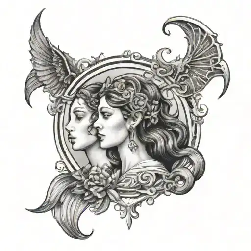 triple goddess tattoo tattoo design idea