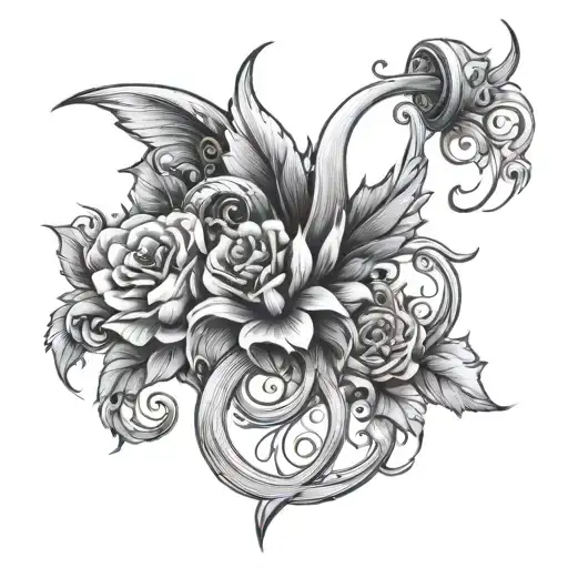 cancer leo Virgo sign tattoo design idea