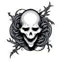 Matching Ghost tattoo design idea