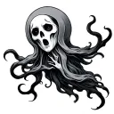 Matching Ghost tattoo design idea