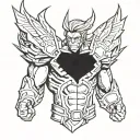all might tattoo design idea