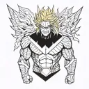 all might tattoo design idea