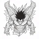 all might tattoo design idea