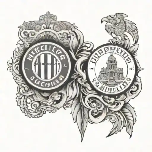 Naples and Boca Juniors tattoo design idea