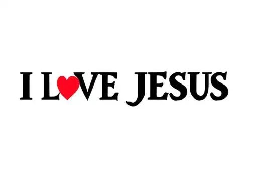 ""I LOVE JESUS"" tattoo design idea