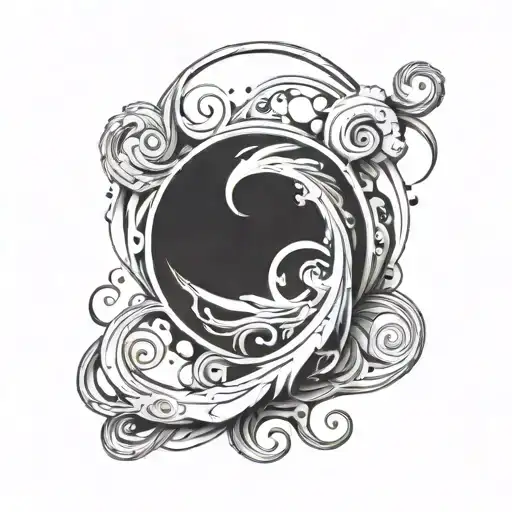 boredom symbol tattoo design idea