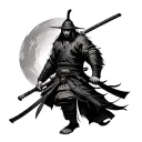 Ronin samurai tattoo design idea