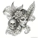 Crystal Babe Purugan tattoo design idea