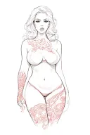 sexy tattoo design idea