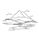 Philippines landscape tattoo design idea