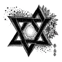 Star Of David tattoo design idea