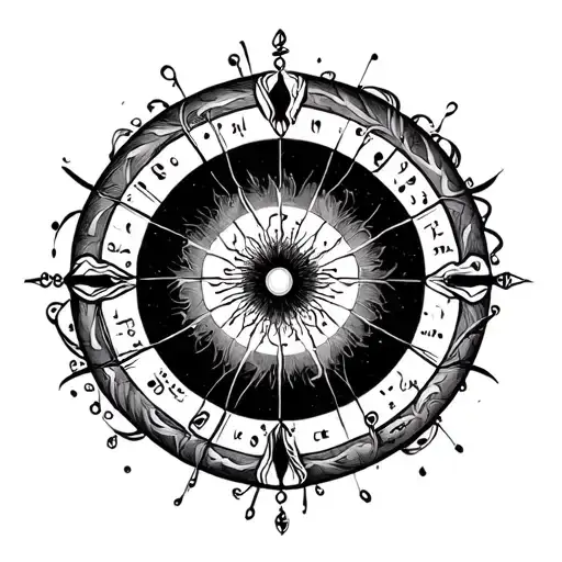 Circle of fifths tattoo design idea