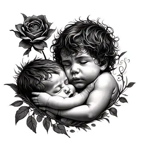 first son born tattoo design idea