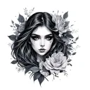 Selene tattoo design idea