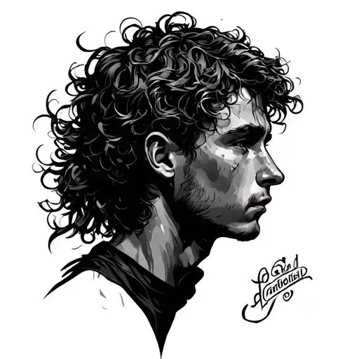 the story of a young manwho has been battling fibromyalgia and severe depression for many years tattoo design idea