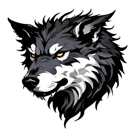 Fenrir tattoo design idea
