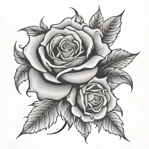Mara Dee 8/15/22 Ada Rose 10/28/24 tattoo design idea