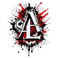 Initials A nad L font tattoo design tattoo design idea