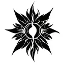 Nipple tattoo design idea