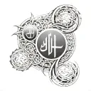arabic calligraphy tattoo design idea