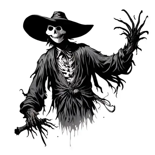 Scarecrow tattoo design idea