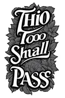 This Too Shall Pass tattoo design idea