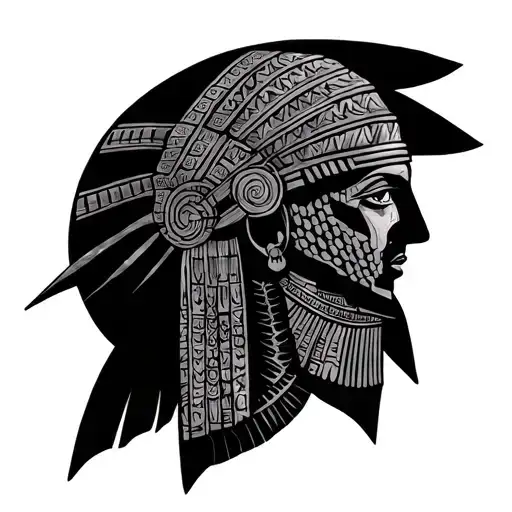 sumerian culture tattoo tattoo design idea
