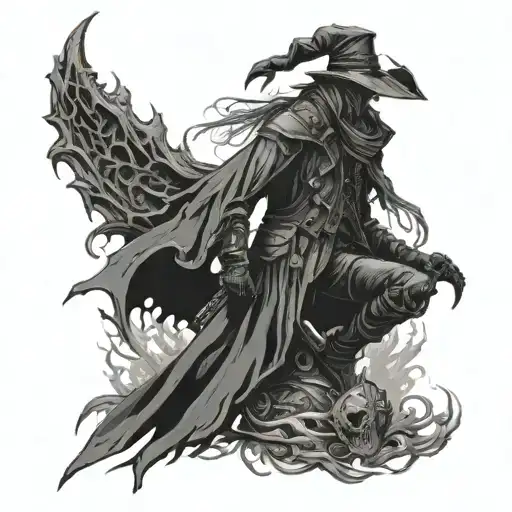 Bloodborne tattoo design idea