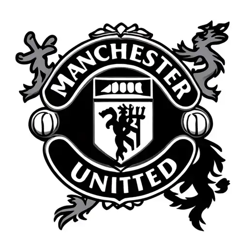 Manchester United logo tattoo design idea