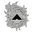 Garo tribe symbol tattoo design idea