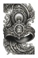 Malenia elden ring tattoo design idea