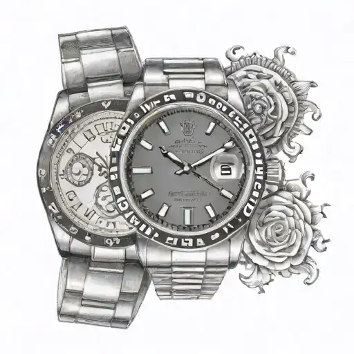 ROLEX watch tattoo design idea