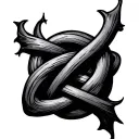 witch's knot  tattoo design idea