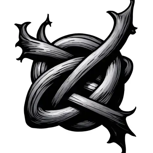 witch's knot  tattoo design idea